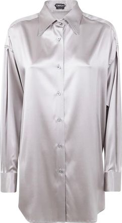 Tom Ford Mujer, Blusas y Camisas, Gris, Talla: M