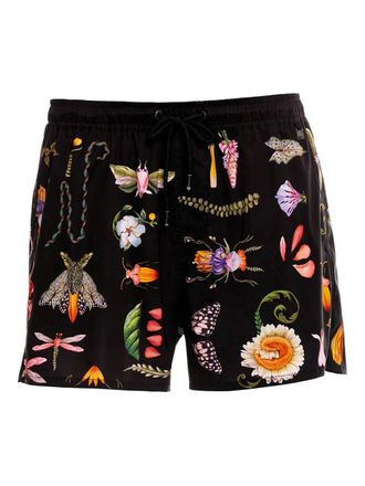Agua Bendita floral-print swim shorts - men - Elastane/Polyester - 38 - MULTICOLOR