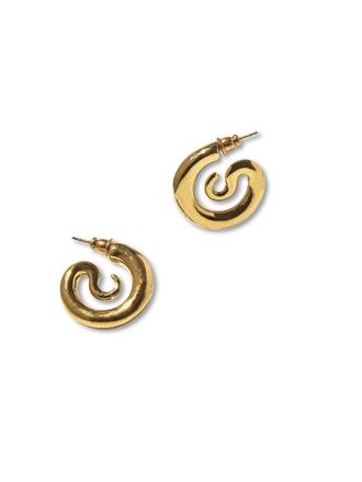 Panconesi Abstract Spiral Gold-Toned Earrings