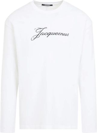 Jacquemus Le T-shirt - - Tops - Uomo - Bianco - L