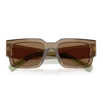 Prada Sunglasses, unisex, Brown, Size: 54 MM Prb17S Sunglasses