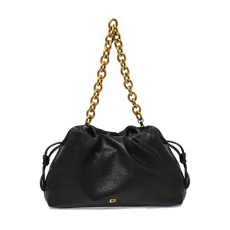 Baldinini Borsa a spalla in pelle bottalata - - Bags - Donna - Nero - ONE SIZE