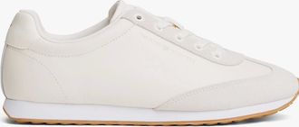Tommy Hilfiger Womens Tommy Hilfiger HERITAGE FASHION RUN Womens Trainers Ancient White - Size: 6.5