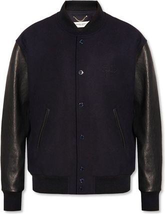 Golden Goose Aleandro Bomber Jacket - Heren - Bomber jackets - Blauw - L - Katoen - Jassen
