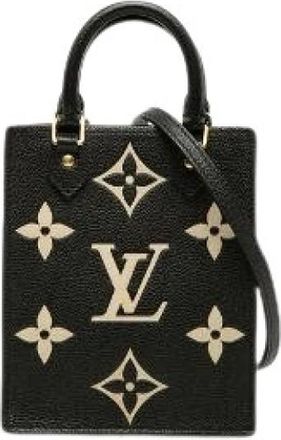 Louis Vuitton Pre-owned Monogram Empreinte Petit Sac Plat 2way tas - Dames - Vintage Shopper - Zwart - ONE Size - Leer - Vintage