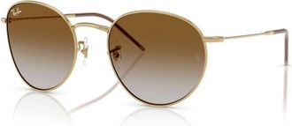Ray-Ban Ronde Omgekeerde Zonnebril - unisex - Zonnebrillen - Geel - 53 MM - Accessoires