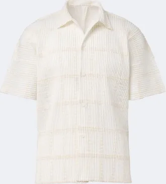 Homme Pliss&eacute; Issey Miyake Homme Pliss&eacute; Issey Miyake Camicia Lace Grid Pleats pliss&eacute;
