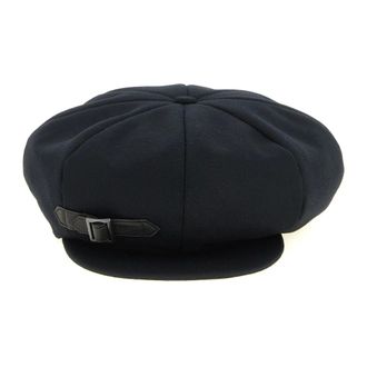 Yohji Yamamoto Accessoires, Heren, Zwart, L, Katoen, 8 Panel Casquette A