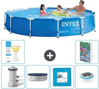 Intex Piscina Con Estructura Redonda - 366x76 Cm - 7-piezas S348