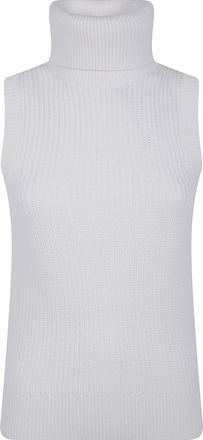 Michael Kors Sweater Sleeveless Cotton Sleveless Turtle Neck