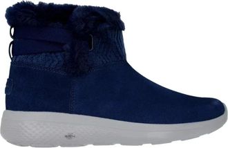 Skechers On-The-Go City 2-Cozy Vibe 144445-NVY Womens Blue Winter Boots HAWK2267