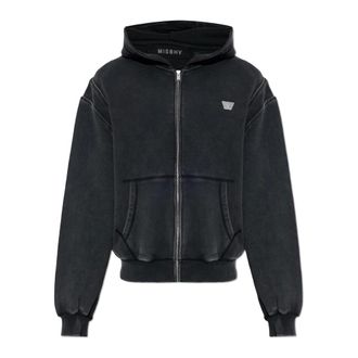 Misbhv Zip-throughs, male, Black, Size: XS Zip-Up Hoodie