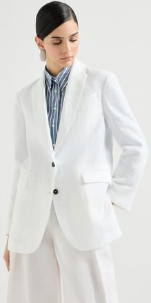 Brunello Cucinelli Cotton blazer in White at Nordstrom, Size 44 It