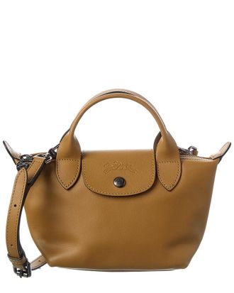 Longchamp Le Pliage Leather Tote