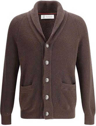 Brunello Cucinelli Cardigan with Scialle Revers