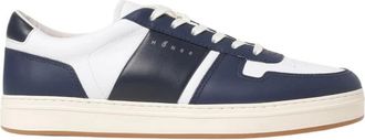 Hogan Sneakers Hogan H-Tv - Heren - Sneakers - Blauw - 43 1/2 EU - Leer - Schoenen