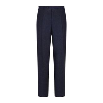 Canali Suit Trousers, male, Blue, Size: 2XL Suit Trousers
