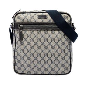 Gucci Vintage, unisex, Beige, ONE Size, Pre-owned Coated Canvas Crossbody Bag