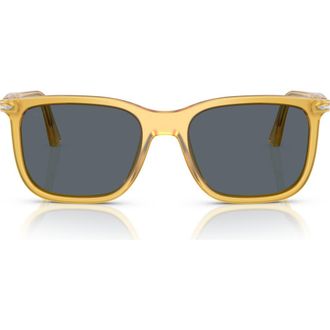 Persol 53mm Rectangular Sunglasses in Blue White at Nordstrom