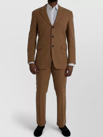 Prada cashmere slim-fit single-breasted suit