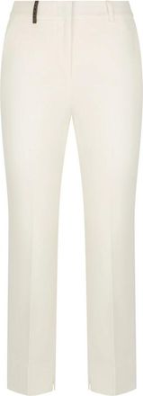 PESERICO Broeken - Dames - Chinos - Wit - 2XL - Broeken