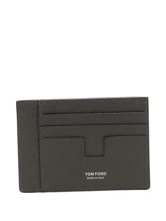 Tom Ford Portafoglio In Pelle Soft Grain T Line Oversize Card Holder