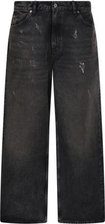 Our Legacy Nebula Wash Vast Cut Jeans - Heren - Regular Fit Jeans - Zwart - W32 - Katoen - Jeans
