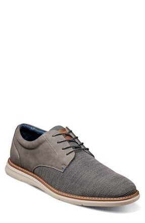 Nunn Bush Chase Mixed Media Plain Toe Derby - Wide Width Available in Gray Multi at Nordstrom Rack, Size 10.5