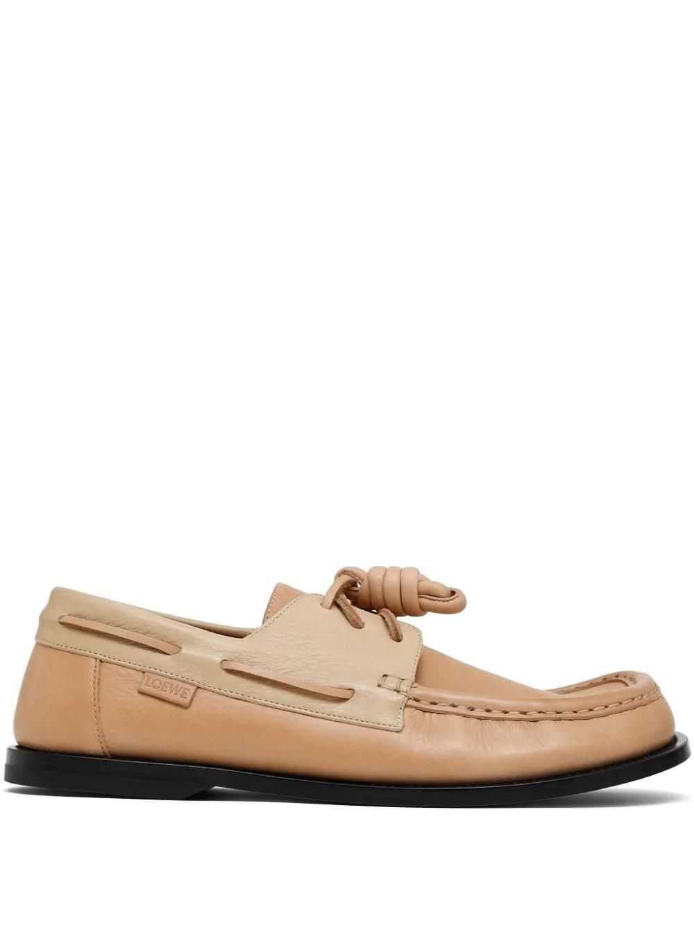 【24AW NEW】LOEWE_men / Faro Moc-Toe レザー ダービーシューズ 24AW NEW】LOEWE_men / Faro Moc-Toe レザー ダービーシューズ