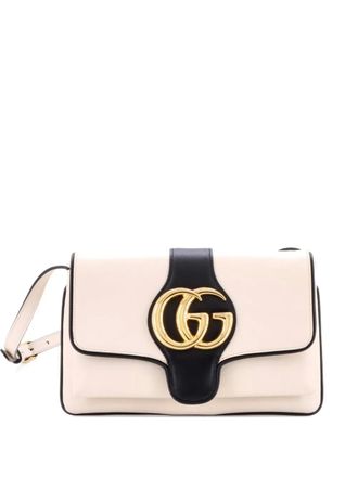 Gucci Arli Shoulder Bag Leather Small crossbody bag - women - Calf Leather - One Size - Neutrals