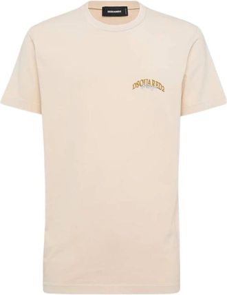 Dsquared2 Cool Fit Tee - Heren - T-shirts - Beige - XL - Tops