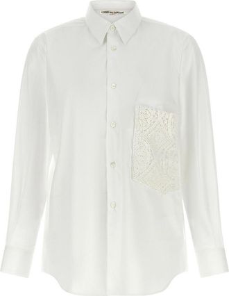Comme Des Gar&ccedil;ons Crochet Pocket Shirt