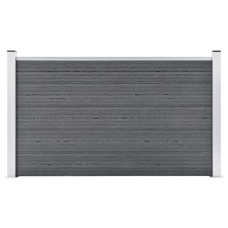 vidaXL Vidaxl - Pannello Di Recinzione In Wpc 180x105 Cm Grigio