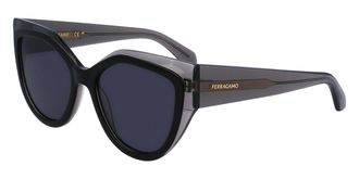 Ferragamo SF2004S 024 Womens Sunglasses Black Size 53