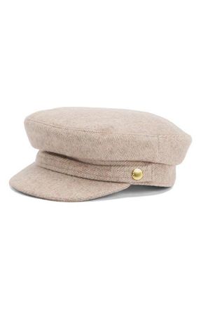 Barbour Bothal Newsboy Cap in Oatmeal at Nordstrom, Size Medium