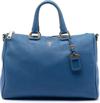 Prada Pre-owned Prada Vitello Daino Zip Top Satchel S0N72H30QPL38QFV