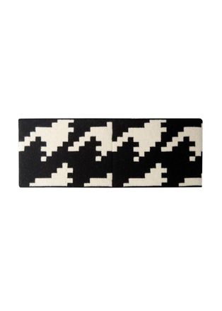 Perfect Moment Logo-intarsia Wool-blend Headband - Black - One Size