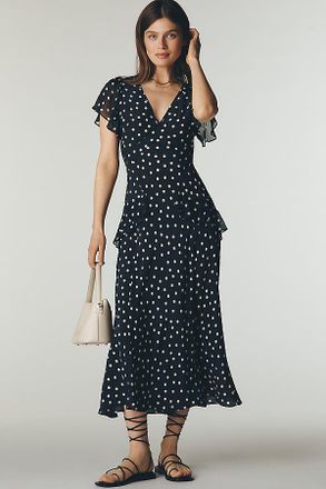 Rixo Petite 100% Silk Evie Maxi Dress