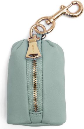 Aim&eacute;e Tamitha Leather Key Fob in Healers Green at Nordstrom