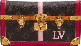 Louis Vuitton Pochette Weekend Summer Trunks con monogramma 2018 - Marrone