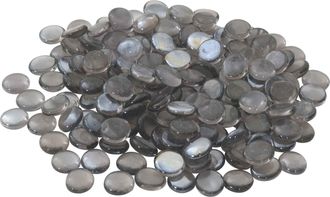 vidaXL Piedra De Vidrio 17-19 Mm Gris P&uacute;rpura Cristal Vidaxl