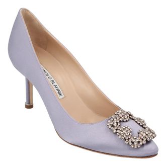 Manolo Blahnik Hohe Schuhe - Hangisi 070 Pump Purple - Gr. 36 (EU) - in Lila - f&uuml;r Damen