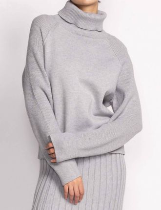Pink Martini Sadie Sweater In Grey