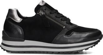 Gabor Schoenen, Dames, Zwart, 40 1/2 EU, Su&egrave;de, Casual Su&egrave;de Sneakers voor Dames