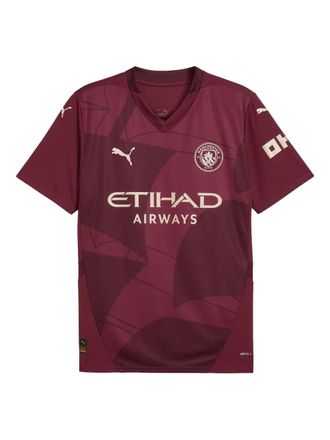 Puma Manchester City 24/25 gestreept T-shirt - Rood