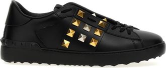 Valentino Garavani Rockstud Untitled Sneakers - Heren - Sneakers - Zwart - 41 EU - Leer - Schoenen