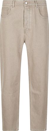 Dr&ocirc;le de Monsieur Washed Straight-Leg Cotton Jeans