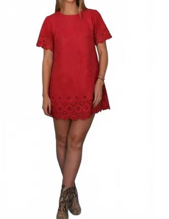 Fate Cierra Mini Dress In Red