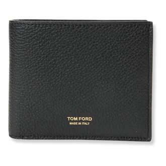 Tom Ford Bi-fold Portemonnee - Heren - Portefeuilles - Zwart - ONE Size - Leer - Accessoires
