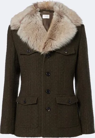 Saint Laurent Abito lungo in jersey